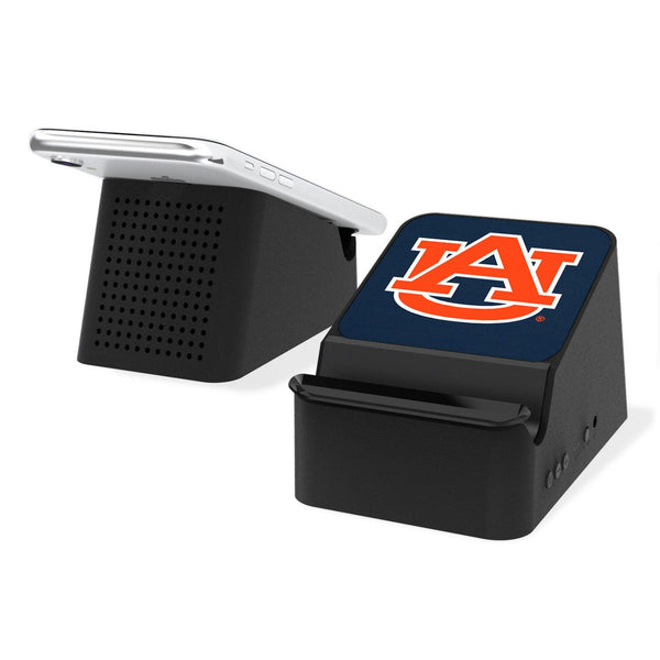 Auburn Tigers Solid Wireless Charging Station and Bluetooth Speaker