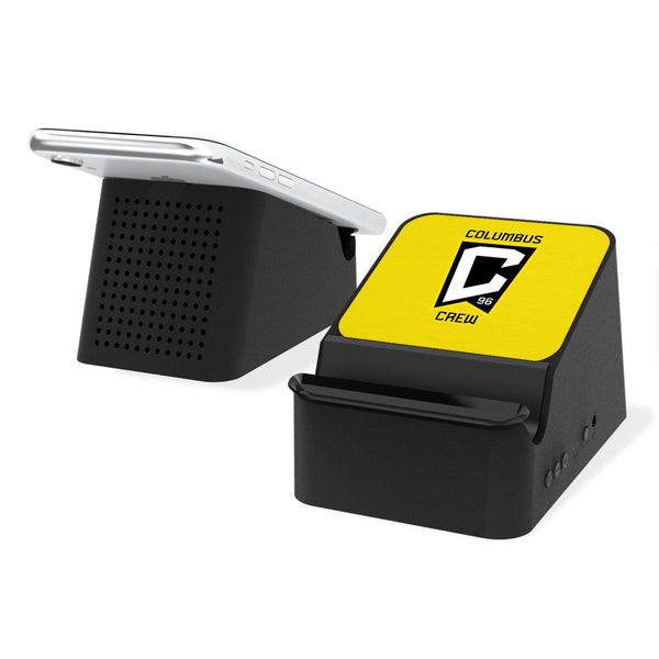 Columbus Crew Solid Wireless Charging Station and Bluetooth Speaker