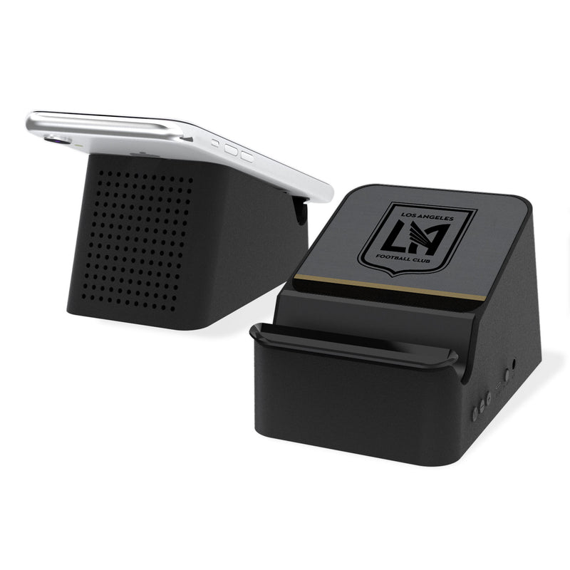 Los Angeles Football Club   Stripe Wireless Charging Station and Bluetooth Speaker