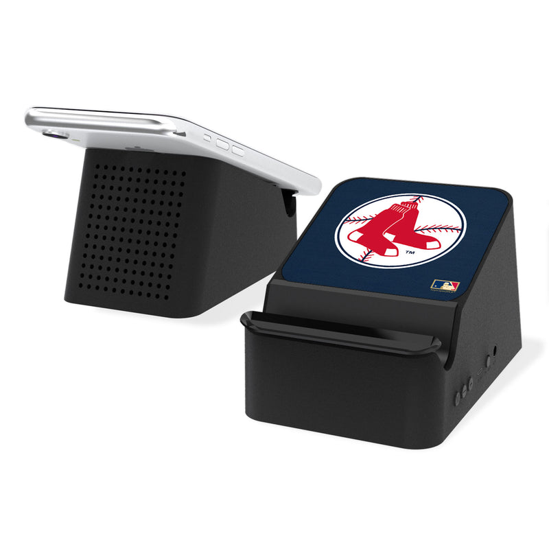Boston Red Sox 1970-1975 - Cooperstown Collection Solid Wireless Charging Station and Bluetooth Speaker