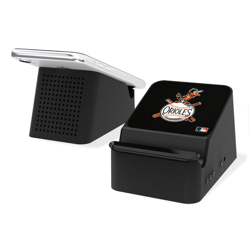 Baltimore Orioles 1954-1963 - Cooperstown Collection Solid Wireless Charging Station and Bluetooth Speaker