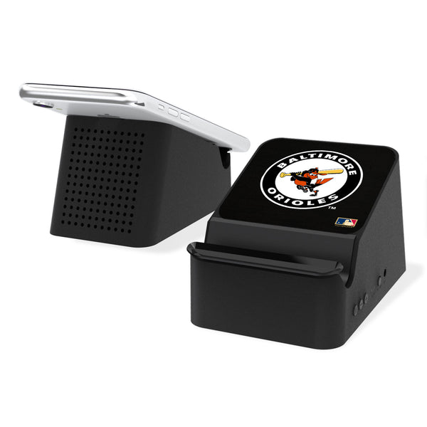 Baltimore Orioles 1966-1969 - Cooperstown Collection Solid Wireless Charging Station and Bluetooth Speaker