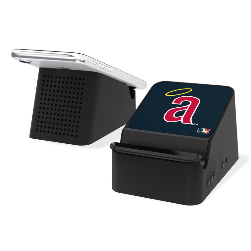 LA Angels 1971 - Cooperstown Collection Solid Wireless Charging Station and Bluetooth Speaker