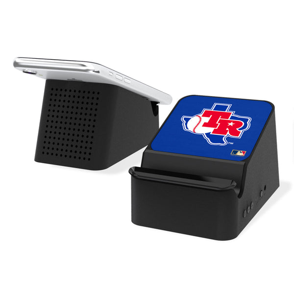 Texas Rangers 1981-1983 - Cooperstown Collection Solid Wireless Charging Station and Bluetooth Speaker