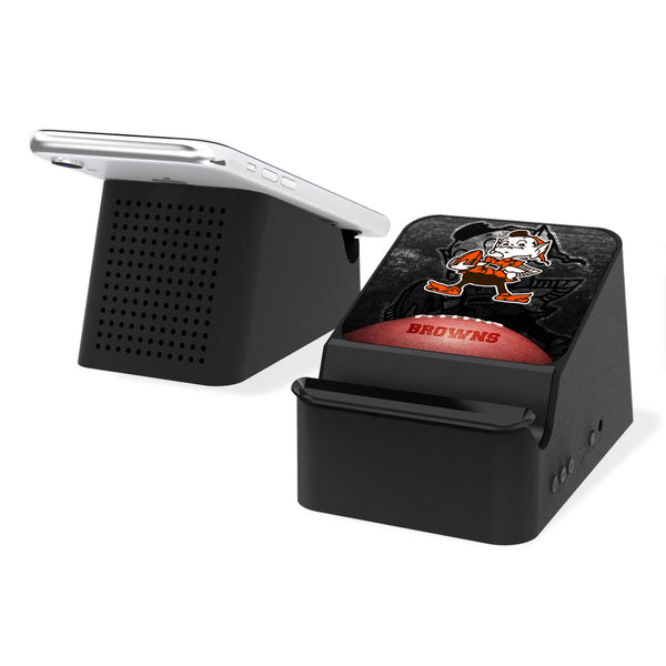 Cleveland Browns Legendary Wireless Charging Station and Bluetooth Speaker
