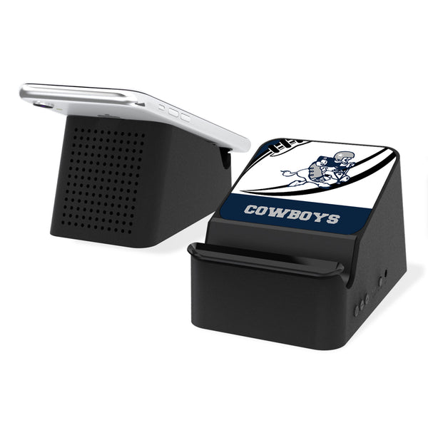 Dallas Cowboys 1966-1969 Historic Collection Passtime Wireless Charging Station and Bluetooth Speaker