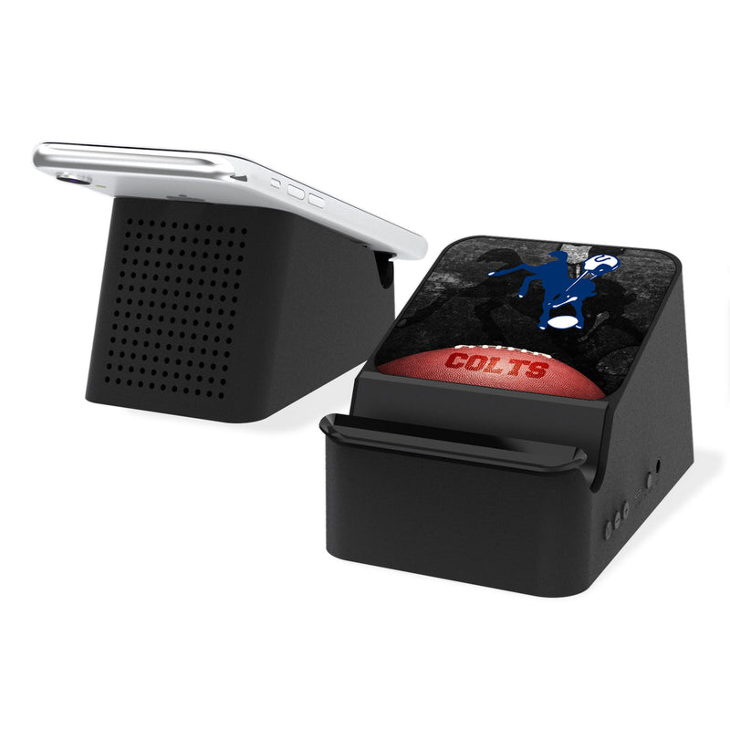 Baltimore Colts 1946 Historic Collection Legendary Wireless Charging Station and Bluetooth Speaker