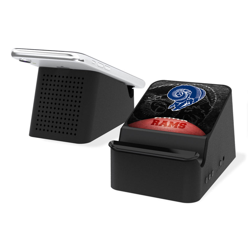 Los Angeles Rams Legendary Wireless Charging Station and Bluetooth Speaker