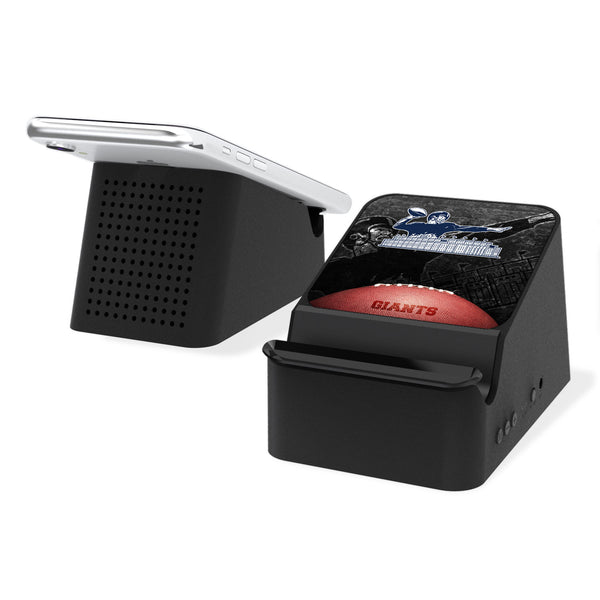 New York Giants 1960-1966 Historic Collection Legendary Wireless Charging Station and Bluetooth Speaker