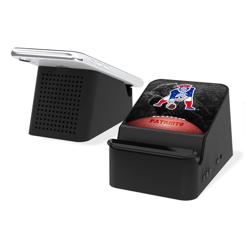 New England Patriots Legendary Wireless Charging Station and Bluetooth Speaker
