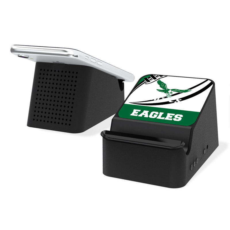 Philadelphia Eagles 1973-1995 Historic Collection Passtime Wireless Charging Station and Bluetooth Speaker