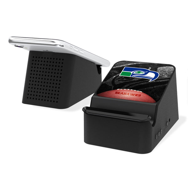 Seattle Seahawks Legendary Wireless Charging Station and Bluetooth Speaker