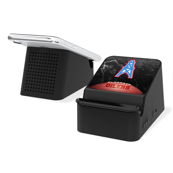 Houston Oilers Legendary Wireless Charging Station and Bluetooth Speaker