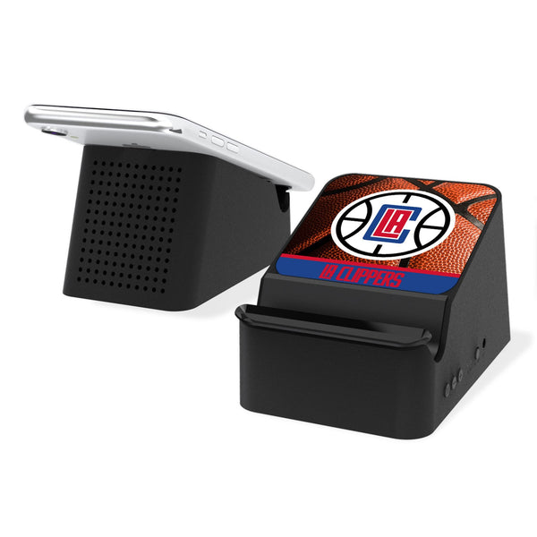 Los Angeles Clippers Basketball Wireless Charging Station and Bluetooth Speaker