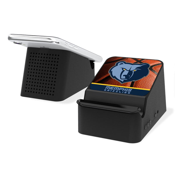 Memphis Grizzlies Basketball Wireless Charging Station and Bluetooth Speaker