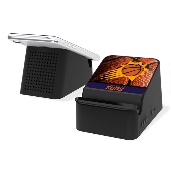 Phoenix Suns Basketball Wireless Charging Station and Bluetooth Speaker