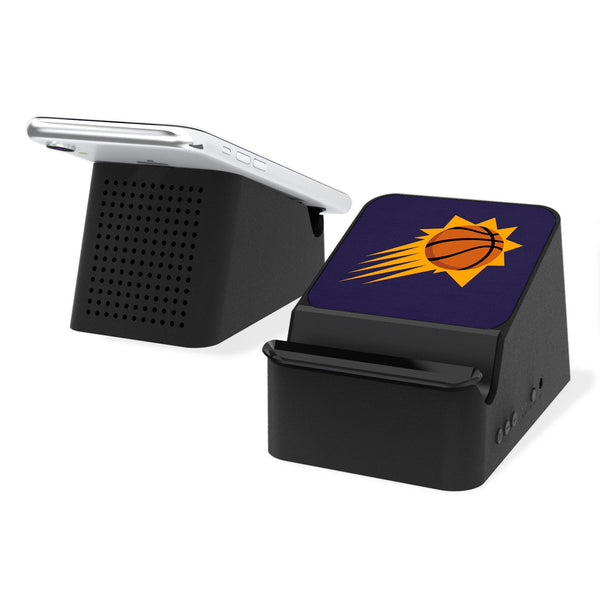 Phoenix Suns Solid Wireless Charging Station and Bluetooth Speaker