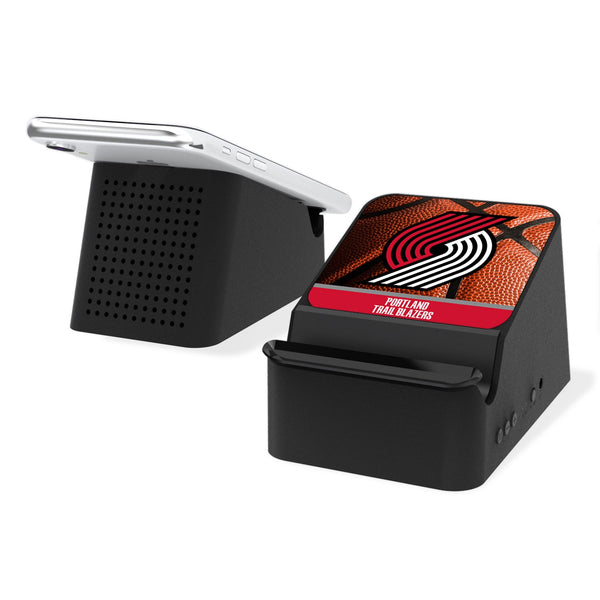 Portland Trail Blazers Basketball Wireless Charging Station and Bluetooth Speaker