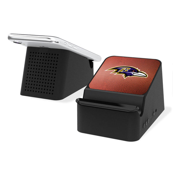 Baltimore Ravens Football Wireless Charging Station and Bluetooth Speaker