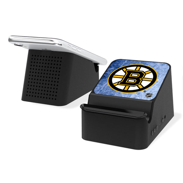 Boston Bruins Ice Wireless Charging Station and Bluetooth Speaker