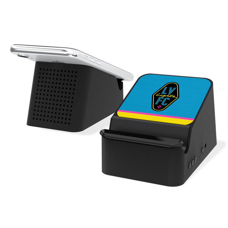 Las Vegas Lights FC  Stripe Wireless Charging Station and Bluetooth Speaker
