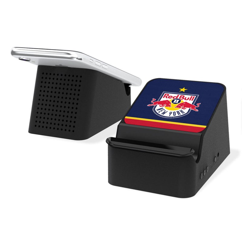New York Red Bulls II  Stripe Wireless Charging Station and Bluetooth Speaker