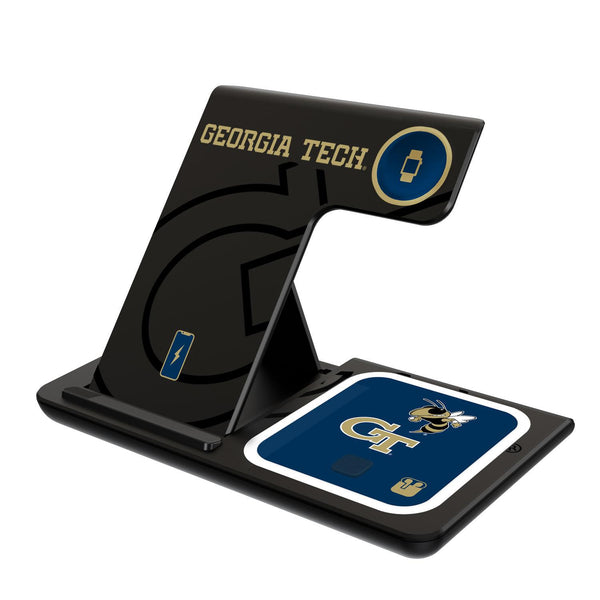 Georgia Tech Yellow Jackets Monocolor Tilt 3 in 1 Charging Station