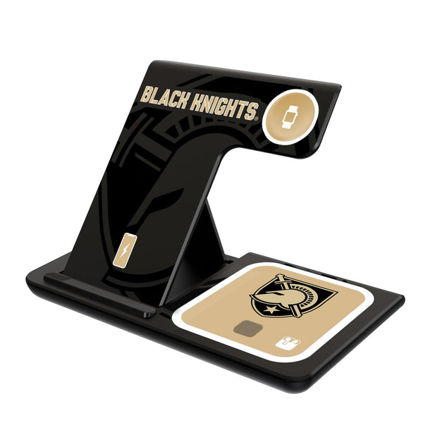 Army Academy Black Knights Monocolor Tilt 3 in 1 Charging Station