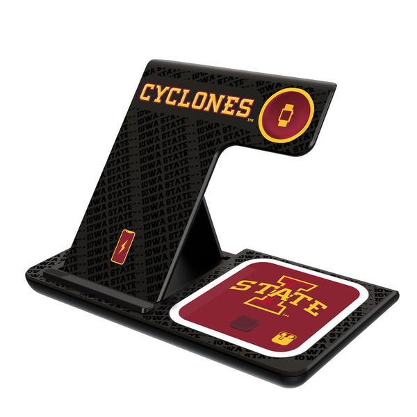 Iowa State Cyclones Monocolor Tilt 3 in 1 Charging Station
