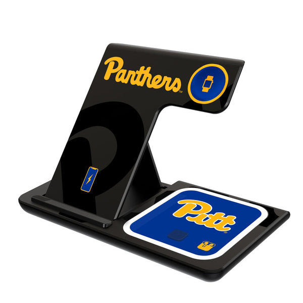 Pittsburgh Panthers Monocolor Tilt 3 in 1 Charging Station