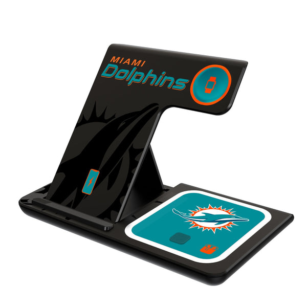 Miami Dolphins Tilt 3 in 1 Charging Station