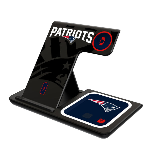 New England Patriots Tilt 3 in 1 Charging Station