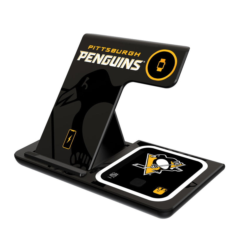 Pittsburgh Penguins Tilt 3 in 1 Charging Station