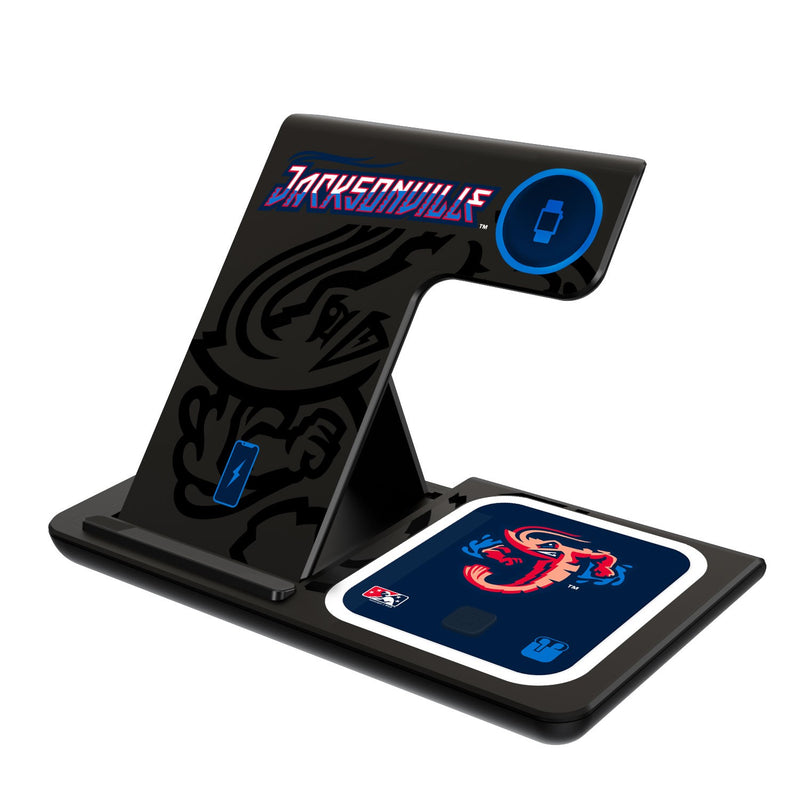 Jacksonville Jumbo Shrimp Tilt 3 in 1 Charging Station