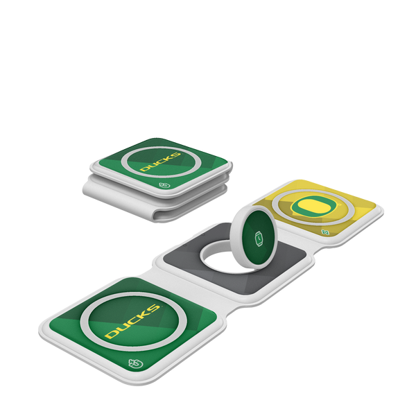 Oregon Ducks Color Block Foldable 3 in 1 Charger