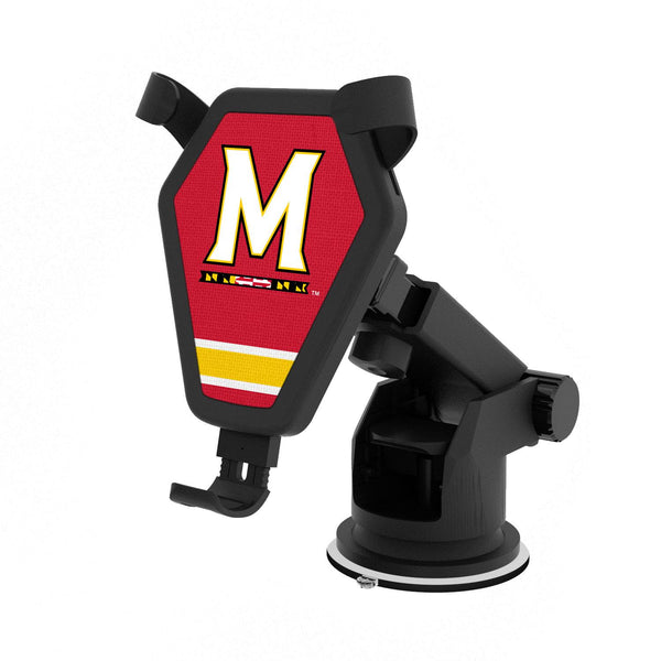 Maryland Terrapins Stripe Wireless Car Charger