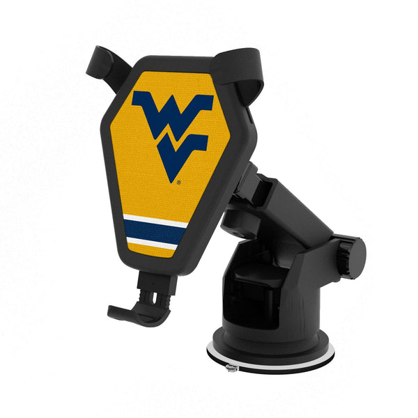 West Virginia Mountaineers Stripe Wireless Car Charger