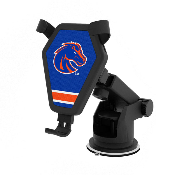 Boise State Broncos Stripe Wireless Car Charger