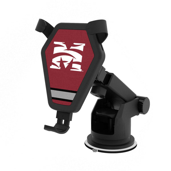 Morehouse Maroon Tigers Stripe Wireless Car Charger