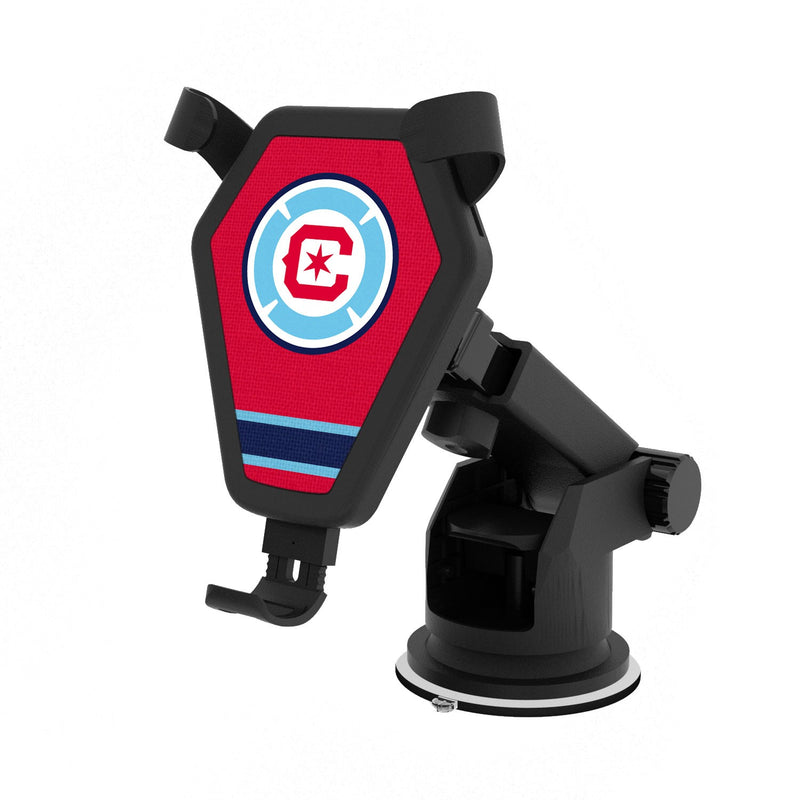 Chicago Fire  Stripe Wireless Car Charger