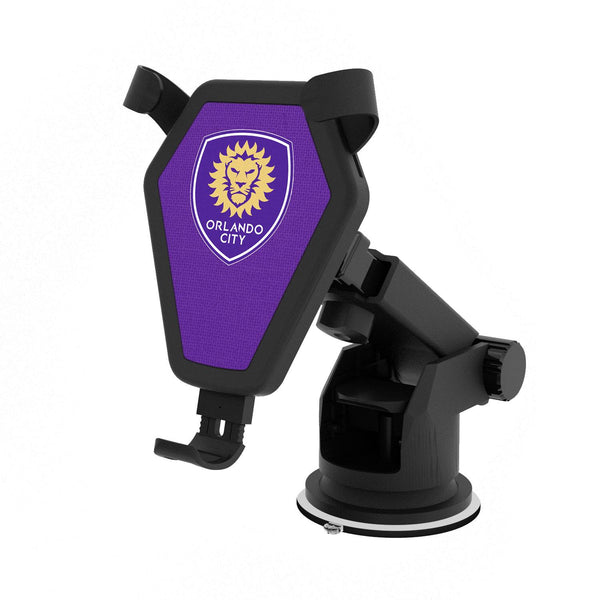 Orlando City Soccer Club  Solid Wireless Car Charger