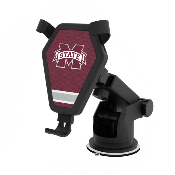 Mississippi State Bulldogs Stripe Wireless Car Charger