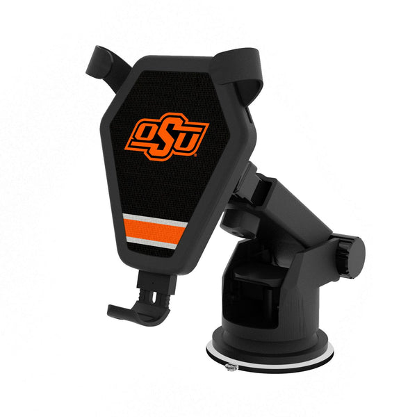 Oklahoma State Cowboys Stripe Wireless Car Charger