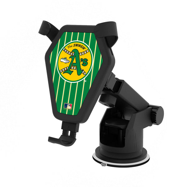 Oakland As 1971-1981 - Cooperstown Collection Pinstripe Wireless Car Charger