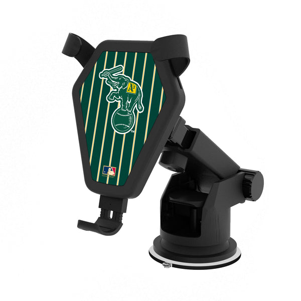 Oakland As Home 1988 - Cooperstown Collection Pinstripe Wireless Car Charger
