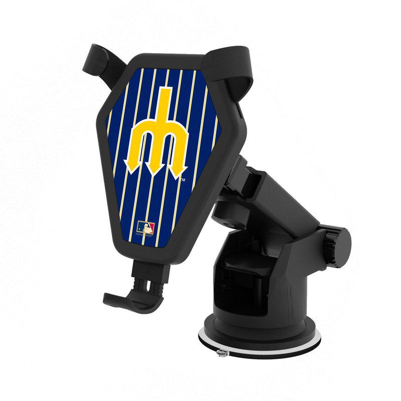 Seattle Mariners 1977-1980 - Cooperstown Collection Pinstripe Wireless Car Charger