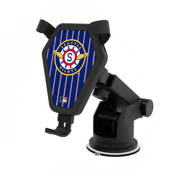Seattle Pilots 1969 - Cooperstown Collection Pinstripe Wireless Car Charger