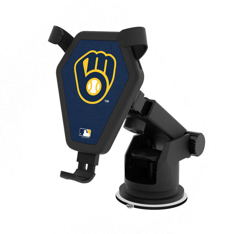 Milwaukee Brewers Solid Wireless Car Charger