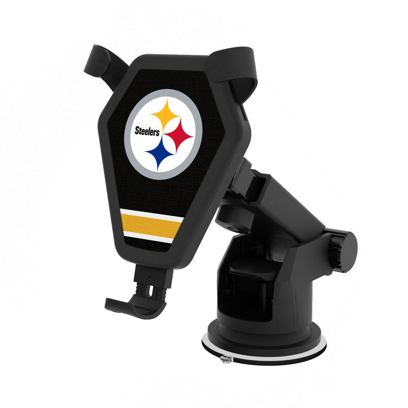 Pittsburgh Steelers Stripe Wireless Car Charger