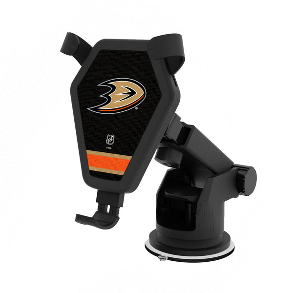Anaheim Ducks Stripe Wireless Car Charger
